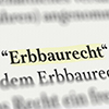 Das Erbbaurecht